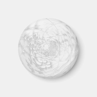 Íman Calma de Pedra Branco Marble