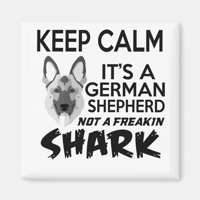 Íman Calma, é um German shepherd, não um sacana Sha (Frente)