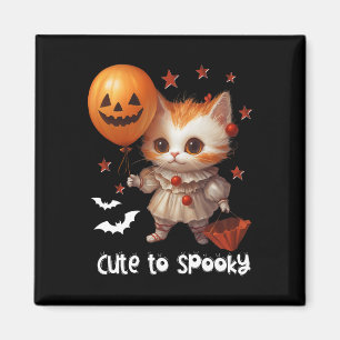 Íman Calma Gato Bonito Para Balão De Abóbora Do Hallowe