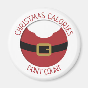 Íman Calorias de Natal Papais noeis de camisa vermelha
