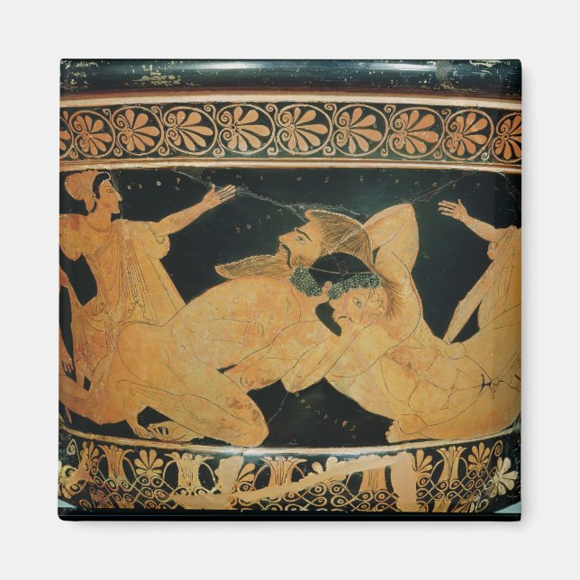 Íman Calyx-krater 2, de número vermelho-Ático (Frente)