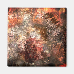 Íman Camadas de Cristais com Tinta Rústica