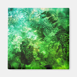 Íman Camadas de Cristais Verdes