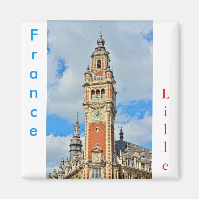 Íman Câmara de Comércio da cidade de Lille, França (Frente)