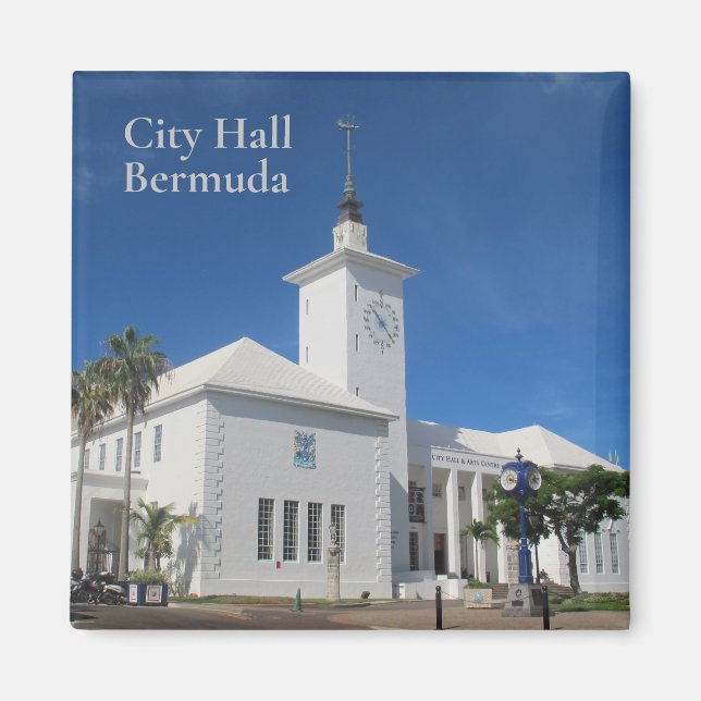Íman Câmara Municipal Bermudas (Frente)