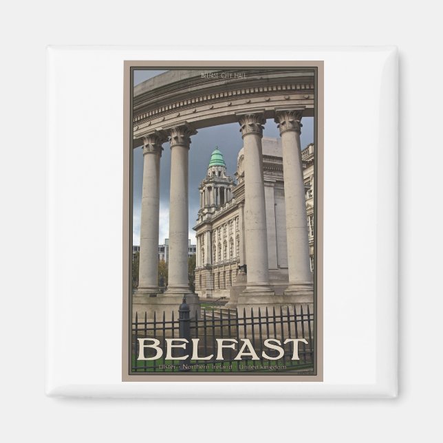 Íman Câmara Municipal de Belfast (Frente)