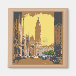Íman Câmara municipal de Philadelphfia do estilo do