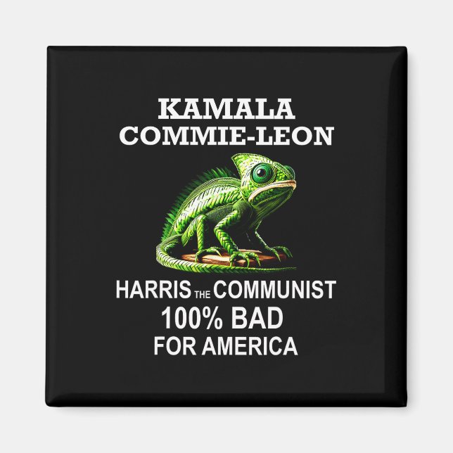 Íman Camarada Kamala Commie Leon Comunista Ha (Frente)