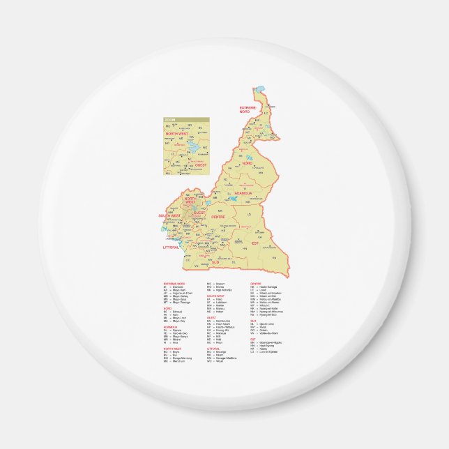 Íman Camarões (Frente)