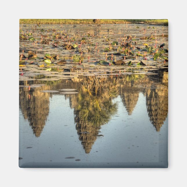 Íman Camboja, Angkor Wat. Reflexo do templo (Frente)