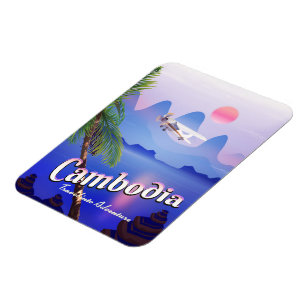 Íman Camboja 'Viagem em aventura'