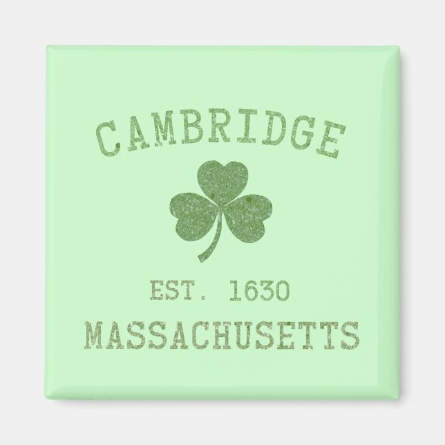 Íman Cambridge MA Ímã (Frente)