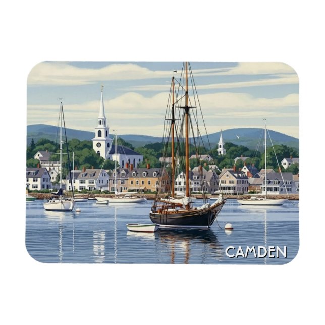 Íman Camden Maine Travel (Horizontal)