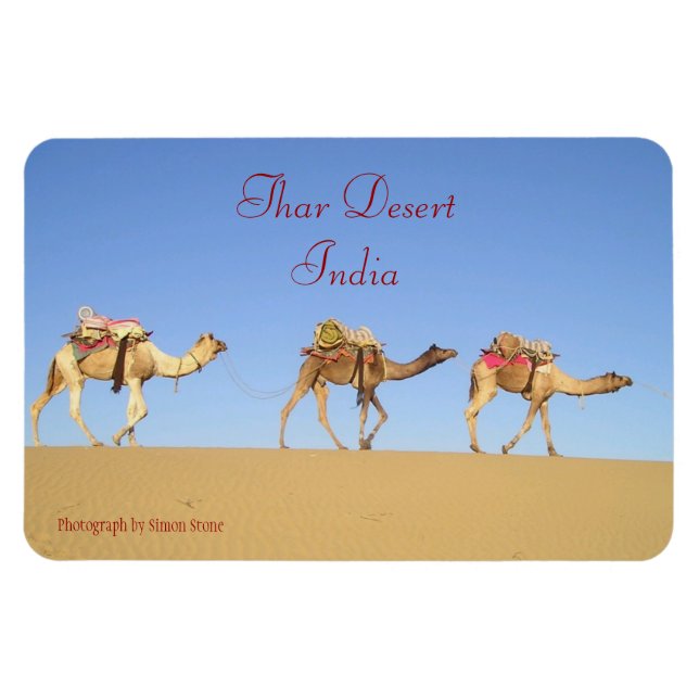 Íman Camel Train, Thert Desert Magnet (Horizontal)