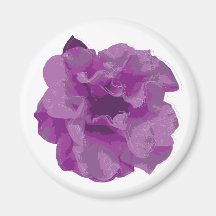 Camélia Flor Moderna Roxa