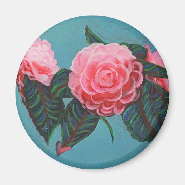 Íman Camellia Japonica Sky (Frente)