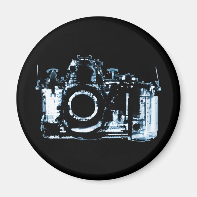 ÍMAN CÂMERA DE VISÃO X-RAY - AZUL (Frente)