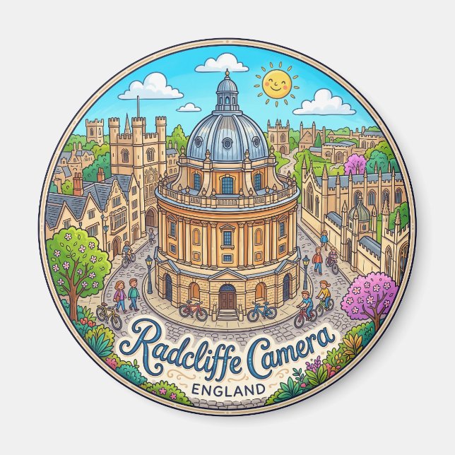 Íman Câmera Radcliffe Inglaterra (Frente)