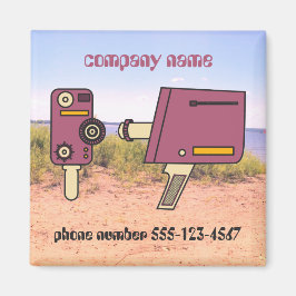 Íman Câmera retrorreflectora do número de telefone da e