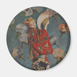 Íman Camille Monet em fantasia japonesa por Claude Mone