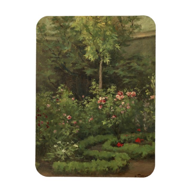 Íman Camille Pissarro | Jardim Rosa (Vertical)