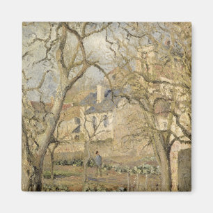 Íman Camille Pissarro o jardim vegetal, 1878