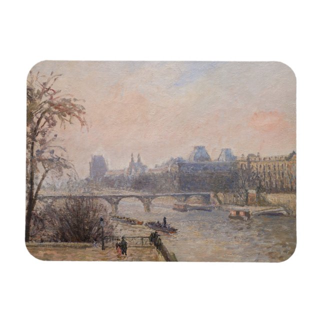 Íman Camille Pissarro - O Sena e o Louvre (Horizontal)