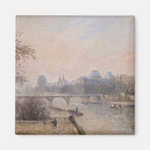 Íman Camille Pissarro - O Sena e o Louvre