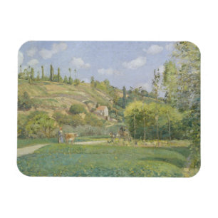 Íman Camille Pissarro   um Cowherd em Valhermeil,