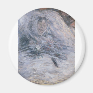 Íman Camilo Monet em seu leito de morte (1879)