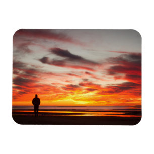 Íman Caminhada do por do sol