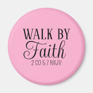 Íman Caminhada por Faith Christian Living Soft Pink Sim