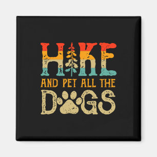 Íman Caminhada Retro E Pet Todos Os Cães Amante De Outd