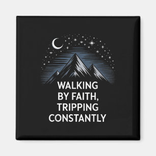 Íman Caminhando Pela Fé Tropeçando Constantemente Escal