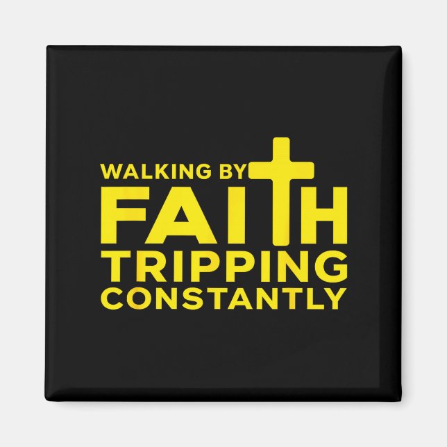 Íman Caminhando Pela Fé Tropeçando Constantemente Jesus (Frente)
