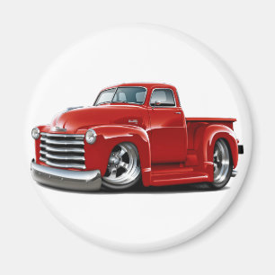 Íman Caminhão 1950-52 do vermelho de Chevy