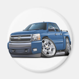 Íman Caminhão azul do granito de Chevy Silverado