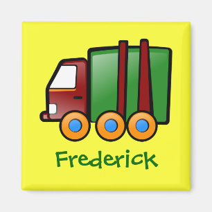 Íman Caminhão conhecido personalizado dos desenhos