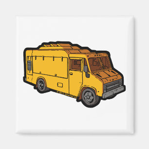 Íman Caminhão da comida: Básico (amarelo)