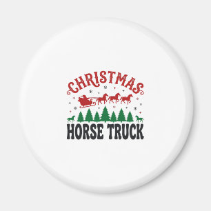 Íman Caminhão de Cavalo de Natal Design de Trenó do Pap
