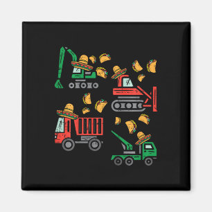 Íman Caminhão de Construção Infantil Bulldozer Cinco De