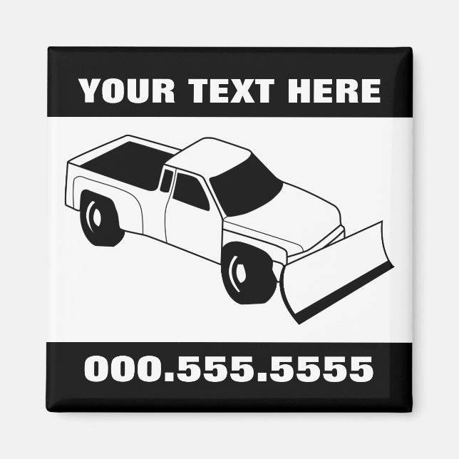 Íman caminhão de neve (Frente)