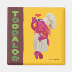 Íman Caminhão do Cookie Monster Foodie   Tchau