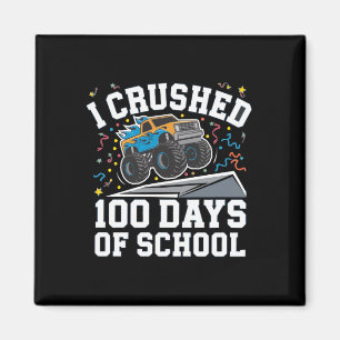Íman Caminhão Monstro 100 Dias de Escola 100º Dia de Es