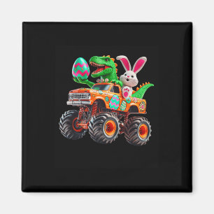 Íman Caminhão Monstro de Páscoa Bunny T-rex Dino Engraç