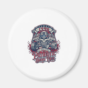 Íman Caminhão Monstro Patriótico 1776 Off Road Skull Pe