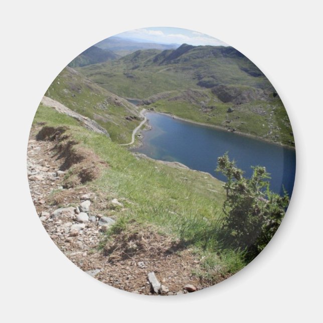 Íman Caminhe Até Snowdon A Montanha Mais Alta Da Inglat (Frente)