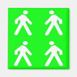 Íman Caminhe no verde