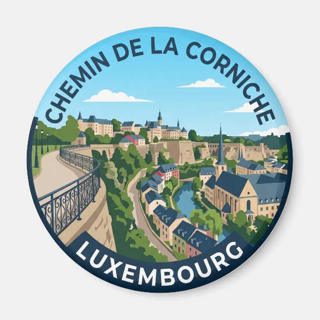 Íman Caminho da Corniche Luxemburgo (Frente)