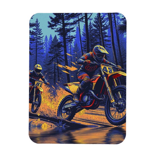 Íman Caminho da Floresta - Motocross Racers (Vertical)